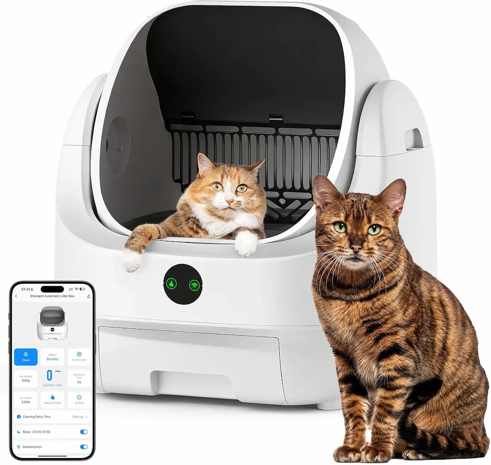Ellenpent Open Top Automatic Litter Box