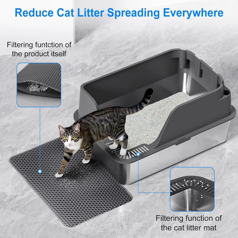 Ellenpent XL Side Opening Splash-Proof & Leak-Proof Seamless Seal